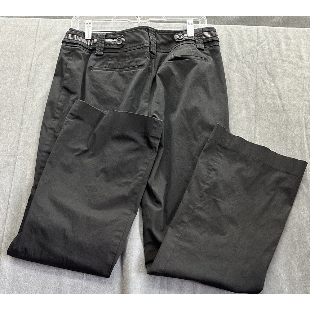 Ann Taylor Loft Julie Trouser Pants Womens 8 Black Boot Cut Trousers Slacks‎